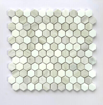 hexagon marble mosaic