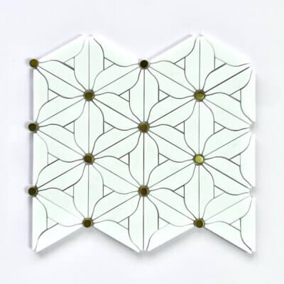 Magnolia White Gold Marble